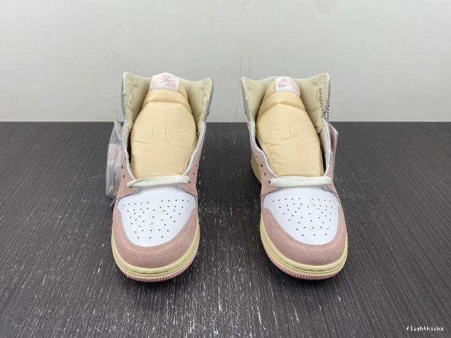 FD2596-600 OG Jordan Pink Washed 1 Air Retro High (Women's) 0808